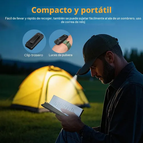 Vista 5 de VTIGER K1 - Llavero de 800 lúmenes altos, pequeña linterna recargable EDC para llavero, linterna pequeña LED compacta con magnética, mini luces