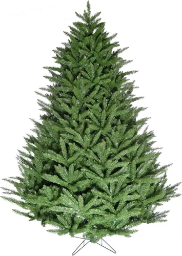 Vista 8 de Fraser Hill Farm Árbol de Navidad tradicional Centerville verde pino de 7.5 pies, sin luces, FFCV075-0GR, 7.5 pies Sin encender