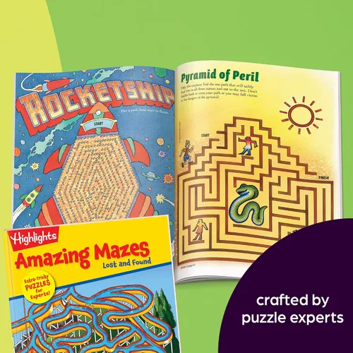 Vista 5 de Highlights for Children Amazing Mazes - Paquete de 4 libros para principiantes y expertos