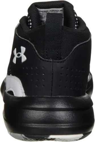 Vista 3 de Under Armour Tenis de baloncesto unisex para niños preescolares Lockdown 5, Negro