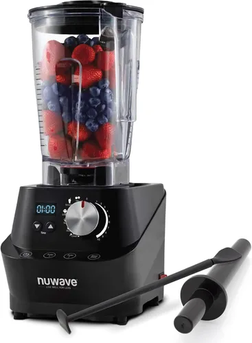 Vista 12 de Nuwave Infinity - Licuadora comercial, licuadora resistente para batidos con motor de cobre de 2.5HP y cuchillas cortadas con láser, dura 100 años