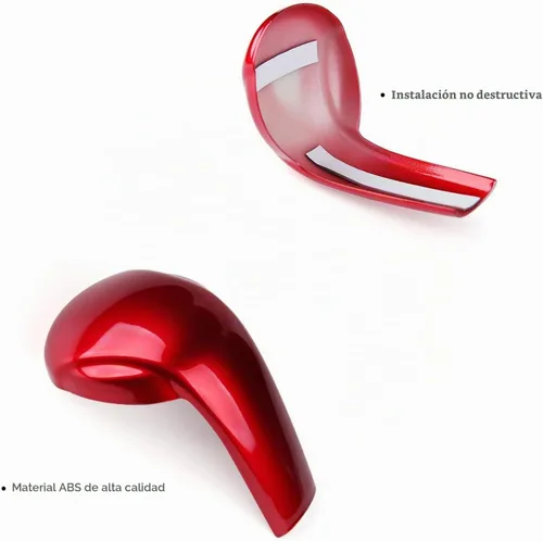 Vista 7 de Compatible con Mazda CX-5 CX-9 CX-3 6 3 Accesorios Cubierta de la perilla de la palanca de cambios del coche, tapa de ajuste de panel de engranajes