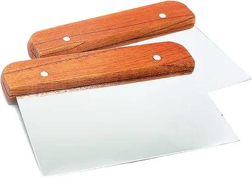 Vista 6 de Molde de jabón ondulado y recto de acero inoxidable para pan y patatas y verduras, herramienta de corte (1 unidad recta)