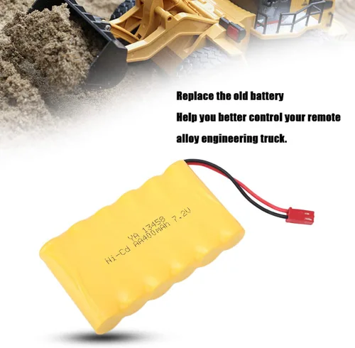 Vista 7 de JERYS Batería de coche de RC, 7.2V 400MAH 2PCS RC accesorios del coche para al aire libre