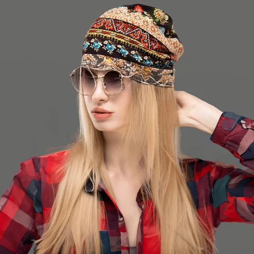 Vista 6 de Jemis Skullies - Gorro tipo beanie informal para otoño