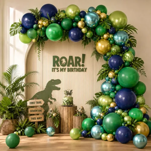 Vista 11 de Kit de Guirnalda de Arco de Globos Rojo Azul Plateado, Globos de Látex Rojo Azul Real Globos de Papel de Aluminio 4D con Estrella de Explosión