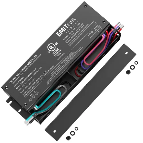 Vista 9 de EMITEVER Controlador LED regulable 5 en 1 de 12 V 150 W, CA 110-277 V a CC