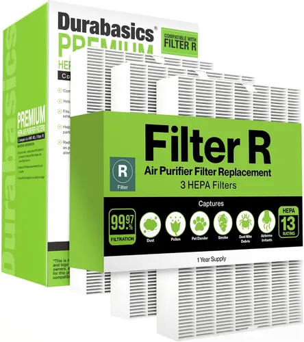 Vista 9 de Durabasics Paquete de 2 filtros HEPA compatibles con filtros de repuesto para purificador de aire Honeywell, repuesto para filtro Honeywell R