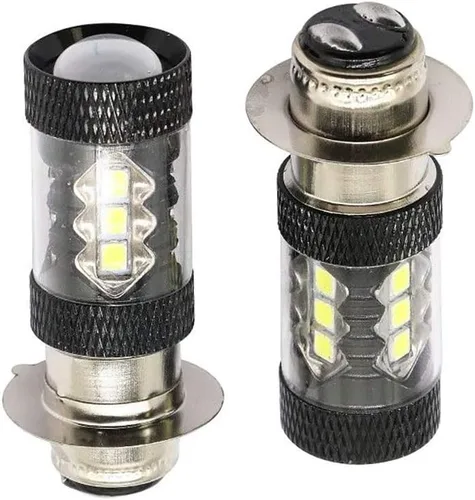 Vista 2 de DSkoiph Faros delanteros LED H6M 8000K 80W compatibles con Yamaha Raptor Banshee Rhino 125 250 660R 700R YFZ350 YFZ450 YFM250 YFM350 YFM450 YFM660