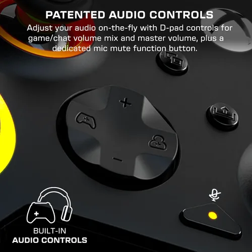 Vista 5 de Turtle Beach Afterglow Wave Wired RGB Gaming Controller - Licensed for Xbox Series X S, Xbox One & Windows PCs - Mappable Buttons, Hall-Effect Hair