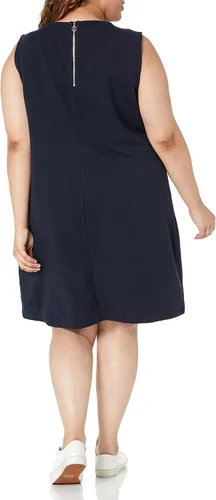 Vista 2 de Tommy Hilfiger Vestido sin mangas con cordones para mujer Plus
