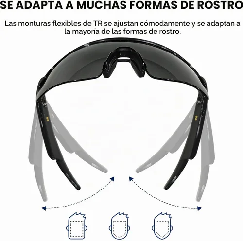 Vista 8 de Gafas de sol inteligentes con audio Bluetooth Música y llamadas manos libresAsistente de voz AI, altavoces de oído abierto, gafas de sol