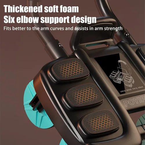 Vista 4 de 2025 New Ab Wheel Roller with Elbow Support - Automatic Rebound Abdominal Wheel Roller, The Upgraded Four-wheel Abdominal Wheel Core Workout