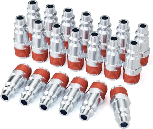 Vista 22 de GASHER 10PCS 1/2" FNPT x 1/2" Flow Industrial Air Plug