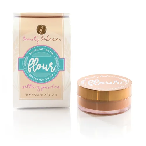 Vista 9 de Beauty Bakerie Polvo fijador de harina para base, maquillaje en polvo de cara suelta, perfecto para pieles grasas, acabado mate de larga duración