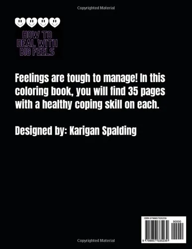 Vista 2 de How to Deal with Big Feels-Coping Skill Coloring Book