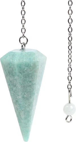Vista 38 de Justinstones - Dije de piedras preciosas con cristales de roca hexagonales en punta reiki chakra