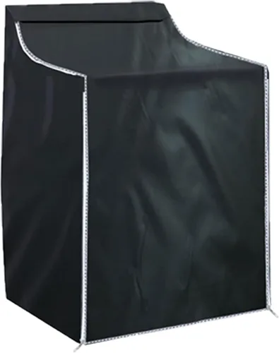 Vista 10 de Ericlin Paquete de 2 fundas para lavadora y secadora, cubierta para lavadora de carga superior, cubierta de protección para secadora de ropa a