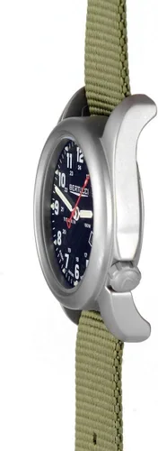 Vista 4 de BERTUCCI A-2T Reloj Hombre - Titanio - Correa de Nylon Oliva - Esfera Negra - 12122, Negro -, Deportes