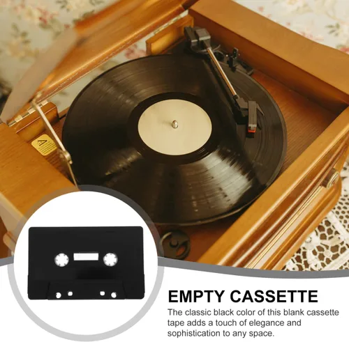 Vista 4 de Homoyoyo Paquete de 4 cintas de casete en blanco, cinta de audio clásica