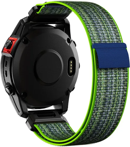 Vista 12 de Correa de reloj de nailon compatible con Fenix 8/8 Pro de 1.77 pulgadas/7/6/6 pro/ 5/5 Plus, bandas de reloj resistentes de 0.866 pulgadas