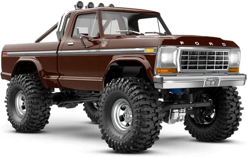 Vista 11 de Traxxas 1/18 TRX-4M F-150 Camión Crawler High Trail Azul