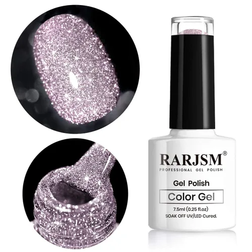 Vista 22 de RARJSM - Esmalte de uñas de gel con purpurina, de color verde oliva, brillante y brillante, para manicura DIY y salón de uñas, requiere secado