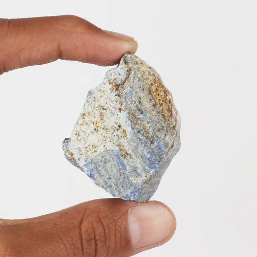 Vista 3 de GEMHUB Lapislázuli de 225.7 quilates de piedra suelta de oro natural para cortar, pulir y lapidar, Piedra preciosa, lapislázuli