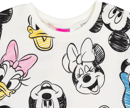 Vista 5 de Disney Conjunto de sudadera y leggings de forro polar de Minnie Mouse para niños grandes