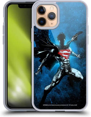 Vista 37 de Head Case Designs Officially Licensed Superman DC Comics Collage 80th Anniversary Gel Case [Military Grade Protection] Compatible with Apple iPhone