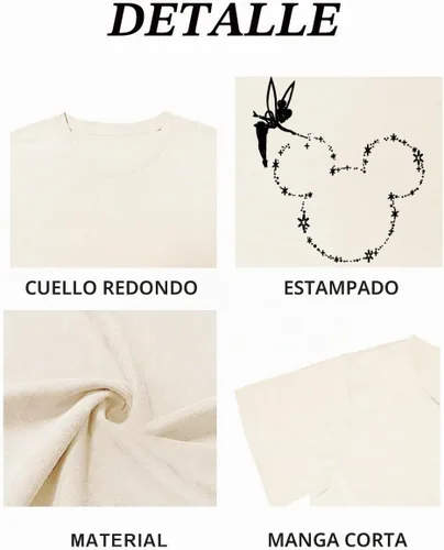 Vista 6 de Magic Kingdom Castle - Camisa de manga corta para mujer, estilo bohemio