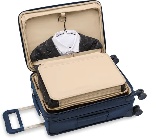 Vista 17 de Briggs & Riley Spinner, Azul Marino, 22-inch Baseline Essential Carry-On, Briggs & Riley Spinners de línea base
