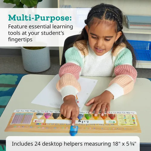 Vista 4 de Really Good Stuff - Ayudas de escritorio de crayones para contar Deluxe Slide-to-Learn - Juego de 24