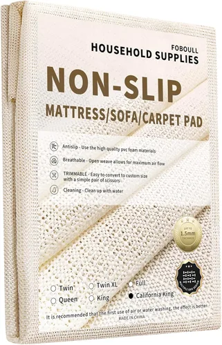 Vista 11 de Tapón deslizante y agarre para colchón, almohadillas de agarre para colchón antideslizantes, evita que la cama y el cubrecolchón se deslicen