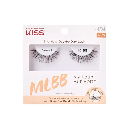 Vista 11 de KISS My Lash But Better, Pestañas Postizas, 'Tan Real', 12mm, Incluye 1 Par De Pestañas, Fácil De Aplicar, Racimos De Pestañas Reutilizables