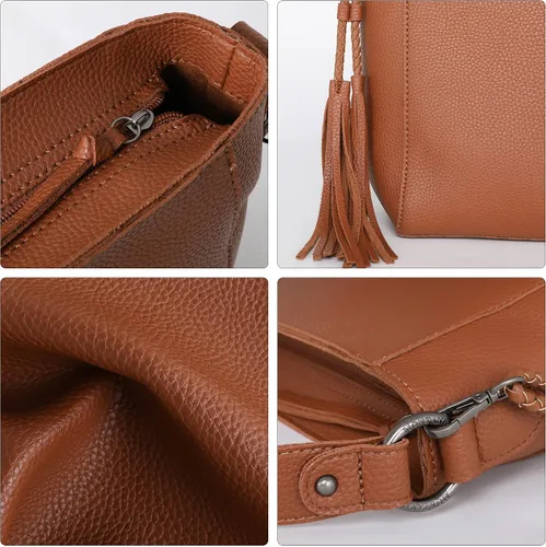 Vista 9 de Hobo - Monederos y bolsos para mujer de cuero vegano bolsas grandes con cartera desmontable