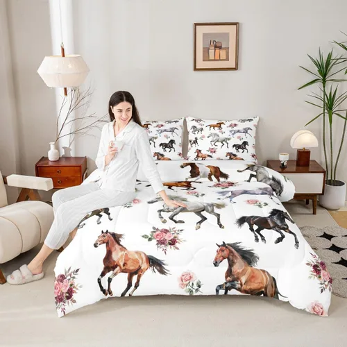 Vista 28 de Homewish Juego de edredón de juegos deportivos de pelota, tamaño twin, juego de ropa de cama de béisbol y baloncesto, 2 piezas para niños