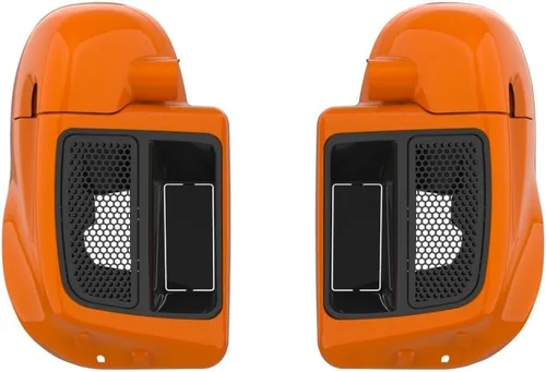 Vista 38 de Kits de calentadores de piernas con ventilación y combinación de color con guantera para Harley Davidson Touring Street Road King Glide FLTR 2014