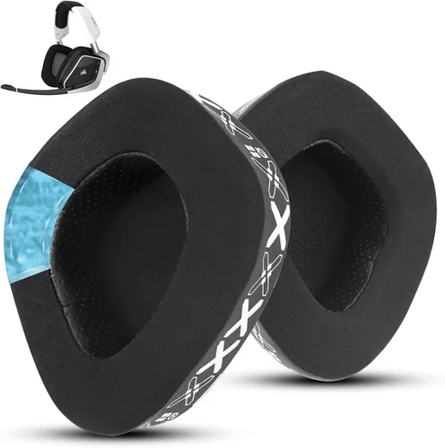 Vista 9 de Frozen - Almohadillas de repuesto para auriculares Corsair Void Pro inalámbricos/con cable, compatibles con auriculares Corsair Void Elite