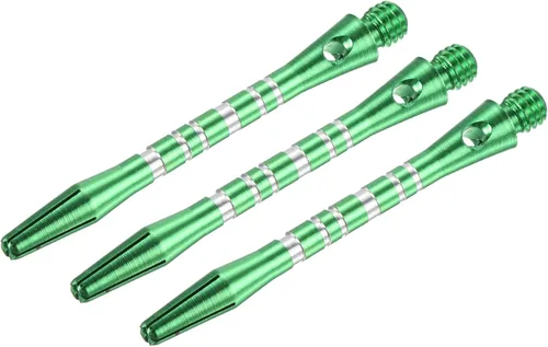 Vista 9 de PATIKIL Dart Shafts - Tallos de dardos de aluminio de rosca mediana de 2BA, accesorios de lanzamiento para puntas de acero Negro