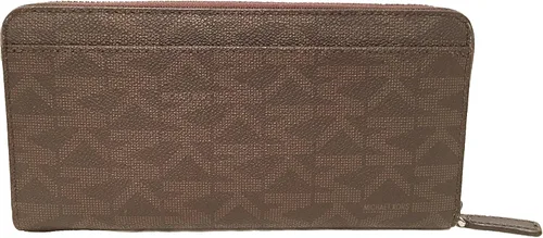 Vista 2 de Michael Kors Jet Set Tech - Cartera con cremallera para hombre, PVC, color marrón, PVC marrón., Cartera con cremallera