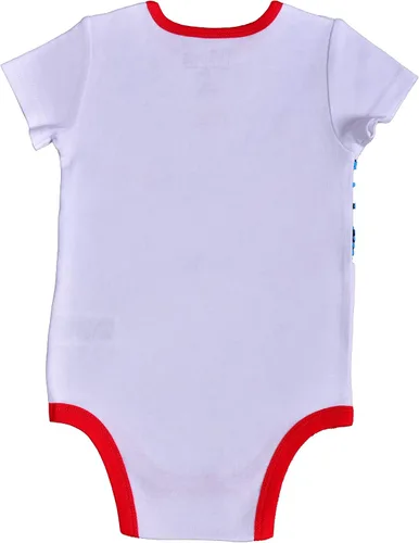 Vista 2 de Marvel Spiderman Boys Short Sleeve 1st Birthday Bodysuit for Infant RedWhite