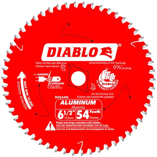 Vista 5 de Diablo - Hoja de sierra para aluminio mediano, 5-1/2" de diámetro, 50 dientes TCG