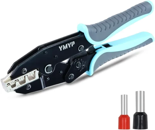 Vista 20 de Deutsch - Engarzadora de barril cerrado tamaño 12,4 vías sangría, 8 tipos de impresión para contactos sólidos Deutsch DTP calibre 14-12 AWG (YEJ-12X)