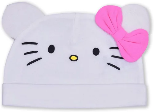 Vista 4 de Hello Kitty Conjunto de 2 piezas con estampado de lunares rosa y blanco