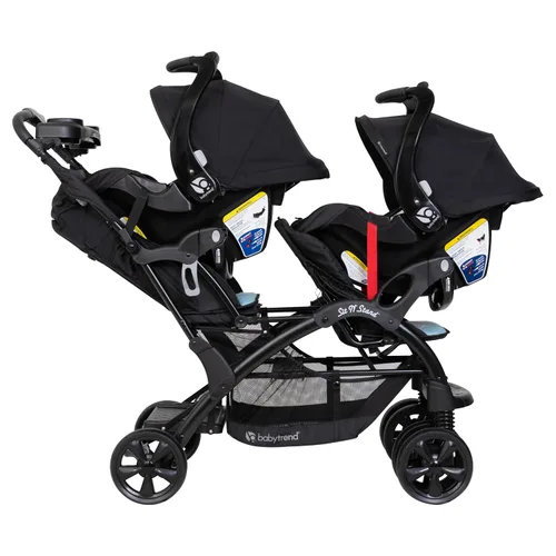 Vista 5 de Baby Trend Sit N' Stand® - Cochecito doble, color azul desierto