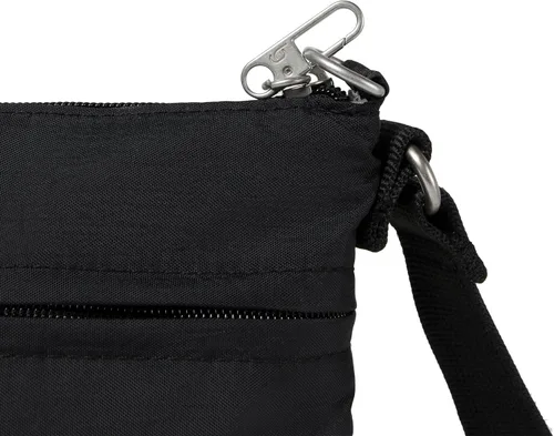 Vista 7 de Baggallini Securtex - Bolso cruzado antirrobo con cierre de cremallera, ligero y resistente al agua