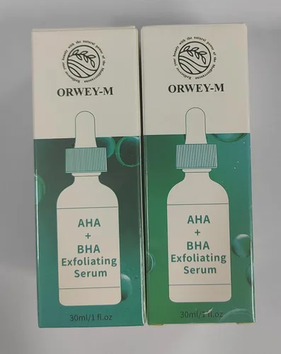 Vista 3 de AHA + BHA - Suero facial exfoliante Refinamiento de la textura de la piel y cuidado de los poros 1.0 fl oz / 1 onza líquida