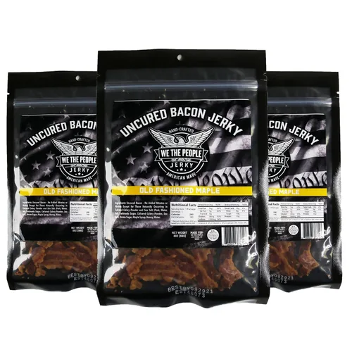 Vista 8 de We The People Fundas - Humo de madera de manzano - Cecina de tocino - Bolsa de 2 oz