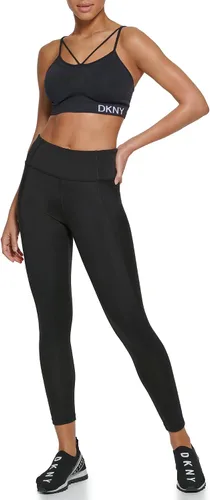 Vista 2 de DKNY Leggings deportivos de yoga para entrenamiento con control de abdomen para mujer
